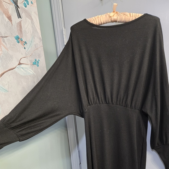 Source Unknown Classic Black Long Sleeve Dress - Picture 2 of 2